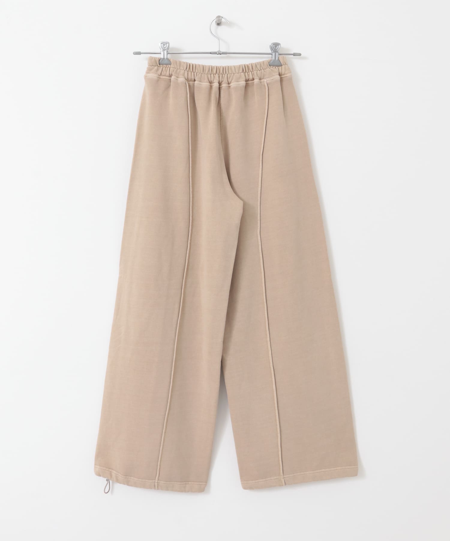 ピグメントスウェットパンツ BEIGE one