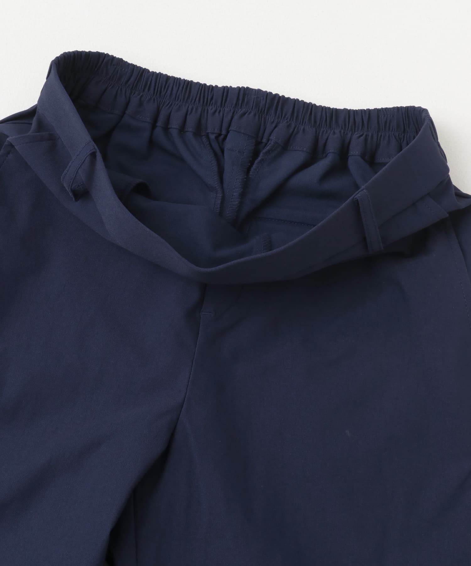 ストレッチテーパードイージーパンツ NAVY S