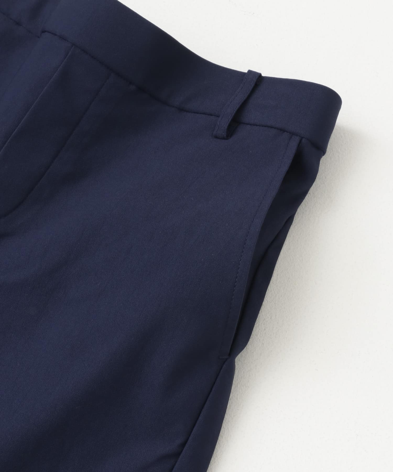 ストレッチテーパードイージーパンツ NAVY S