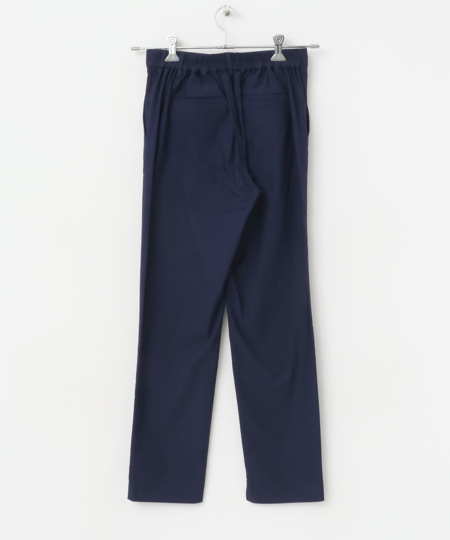 ストレッチテーパードイージーパンツ NAVY S