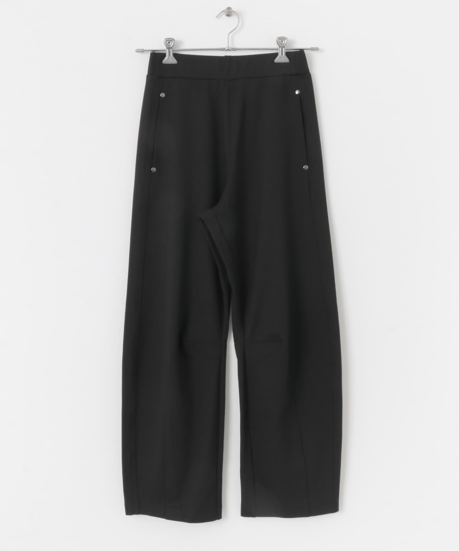 ポンチカーブパンツ BLACK S