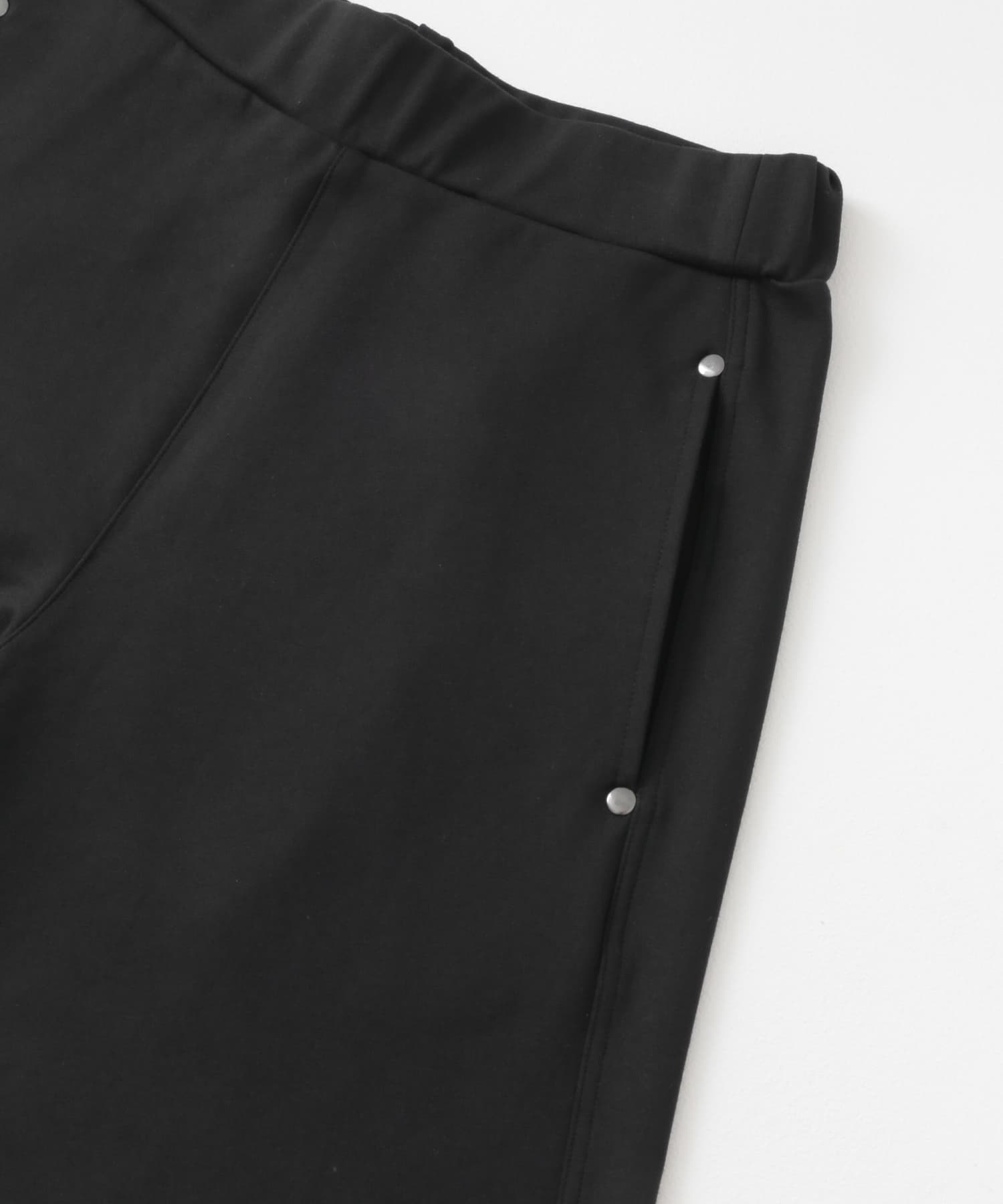 ポンチカーブパンツ BLACK S