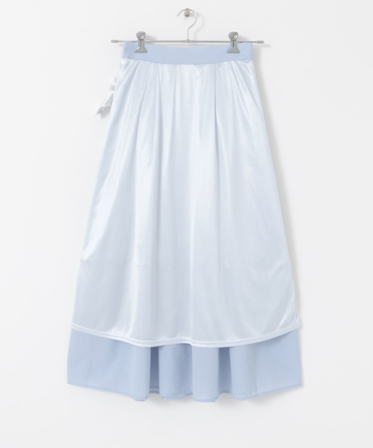 タックボリュームコクーンスカート L.BLUE S