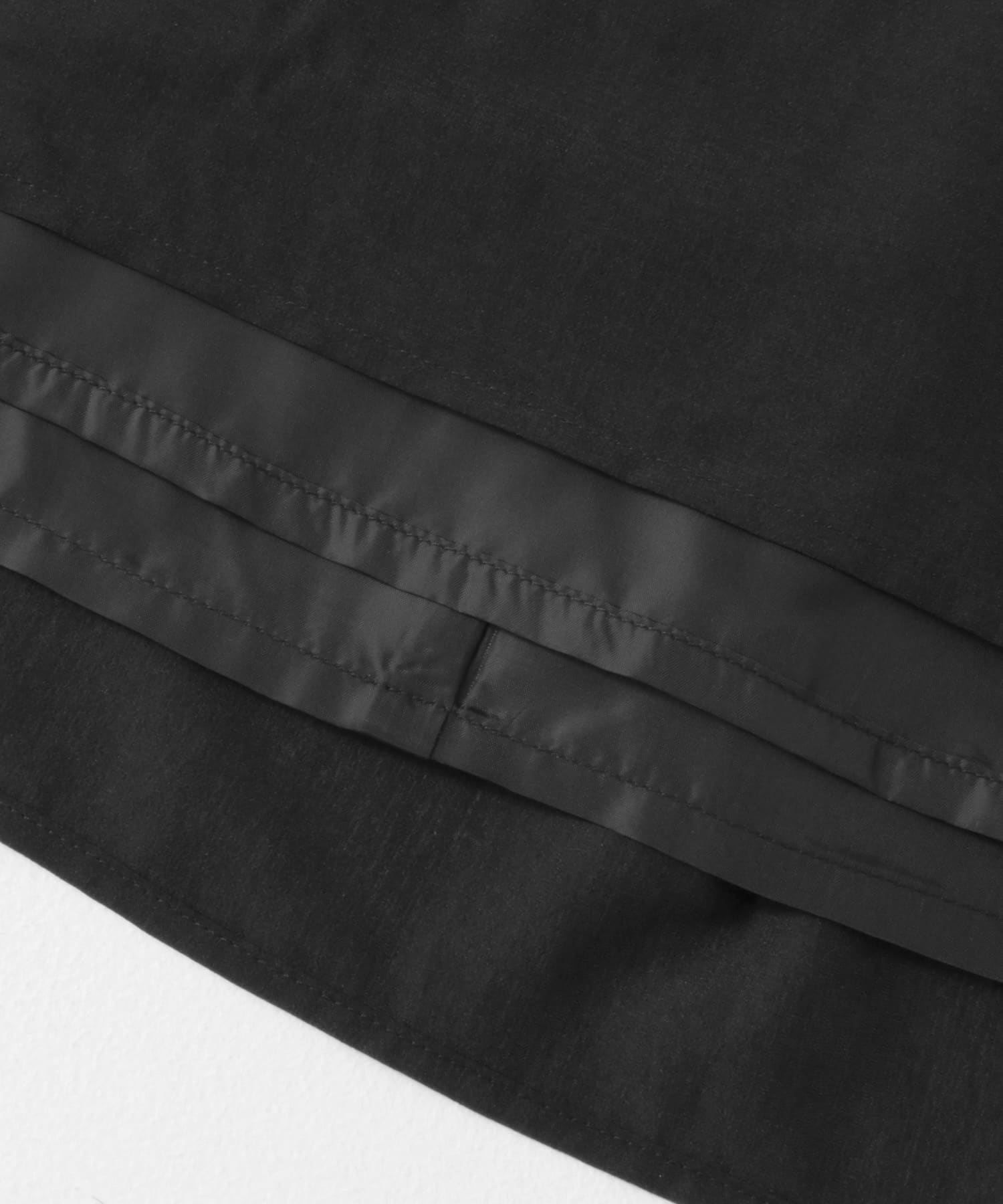 タックボリュームコクーンスカート BLACK S