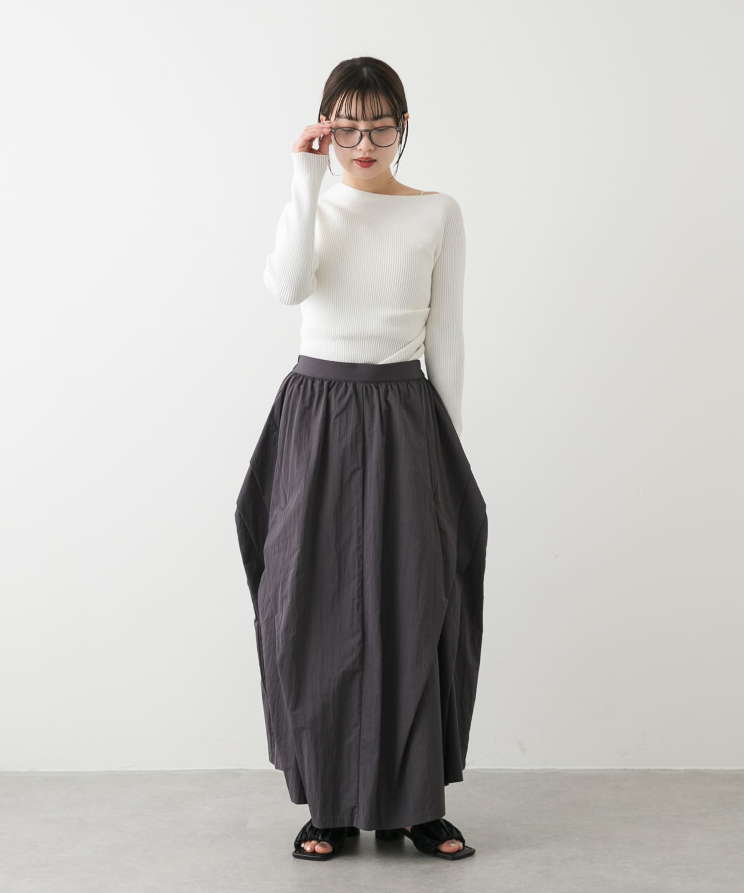 身長：158cm サイズ：one