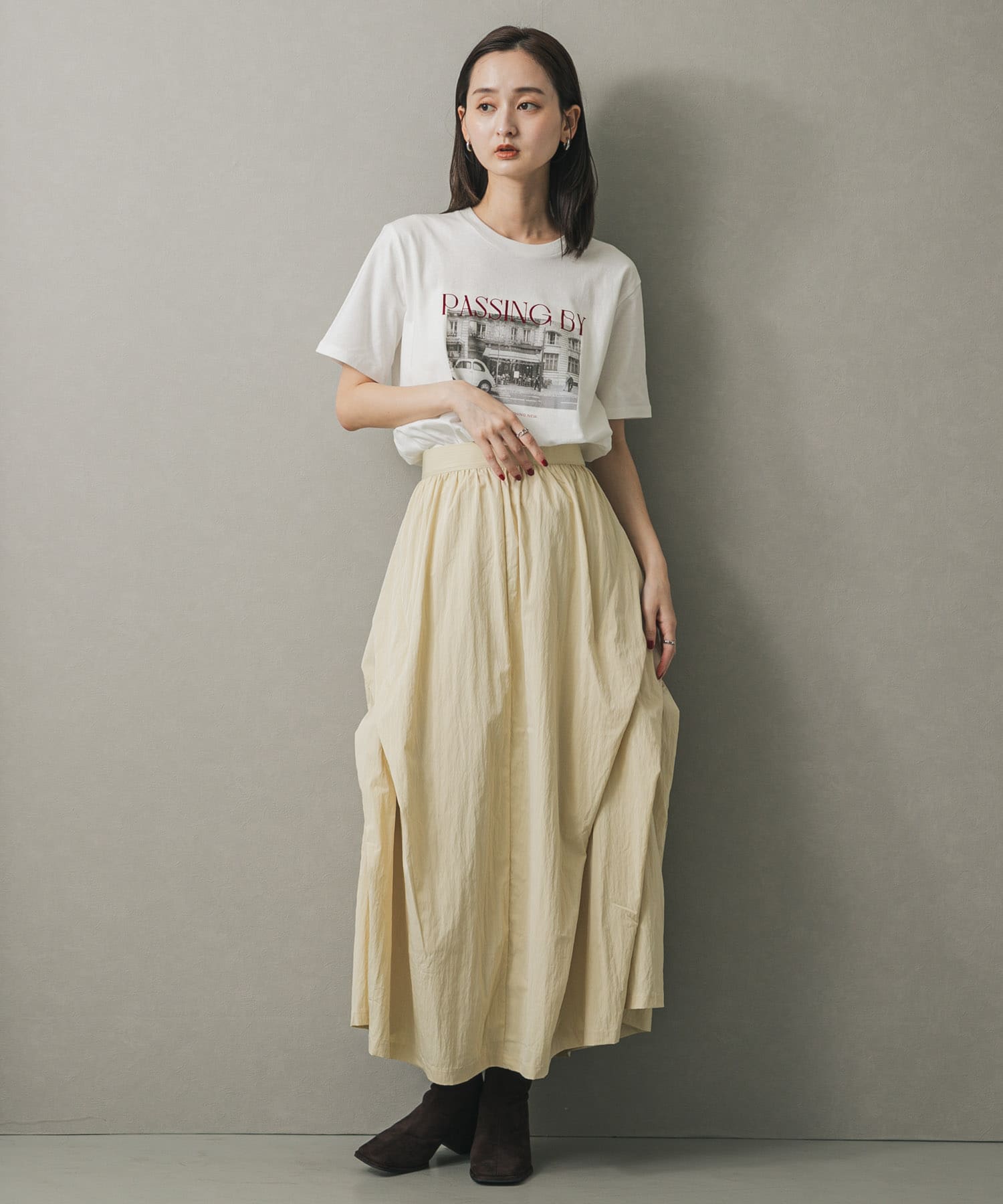 身長：169cm サイズ：one