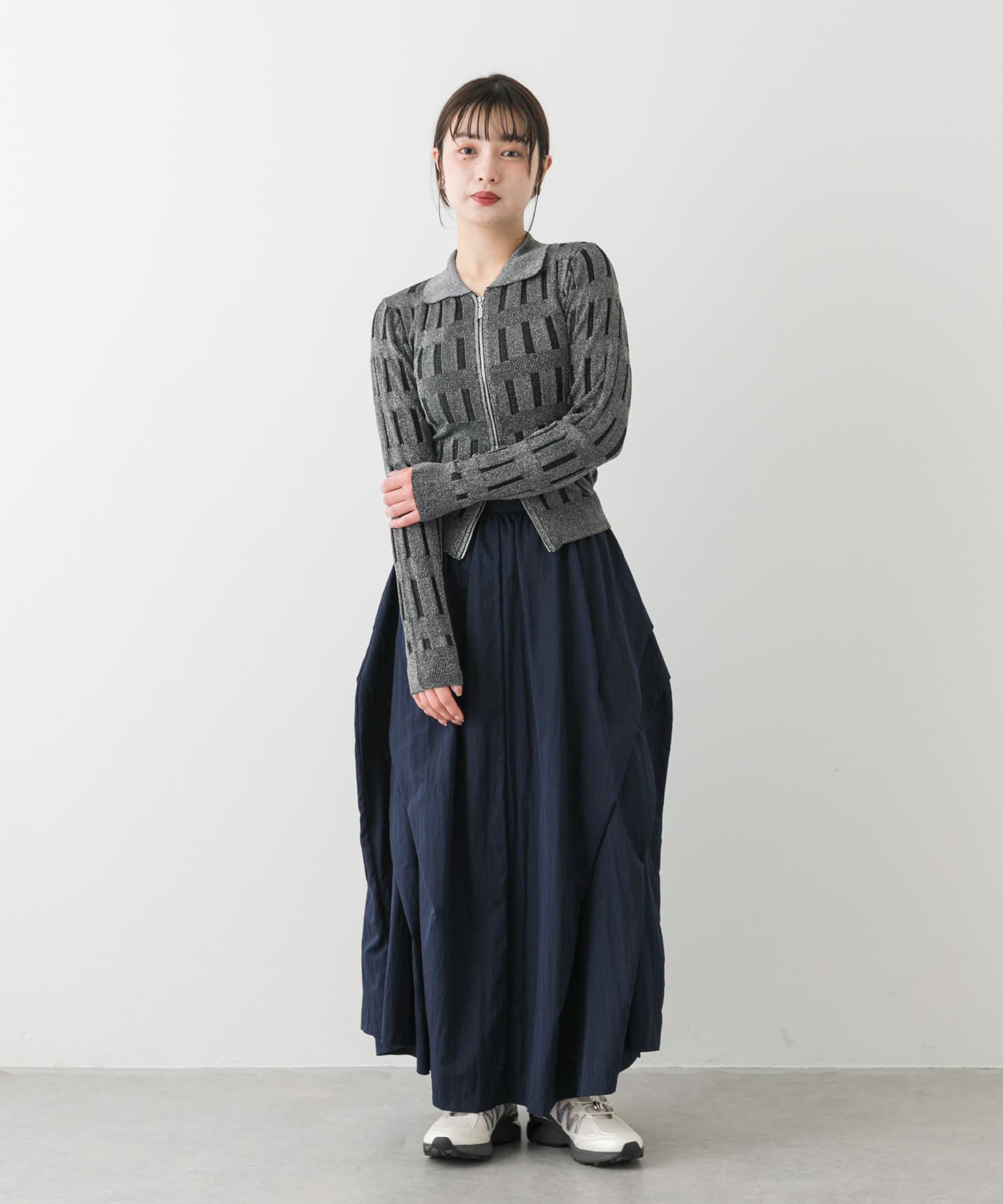 身長：158cm サイズ：one