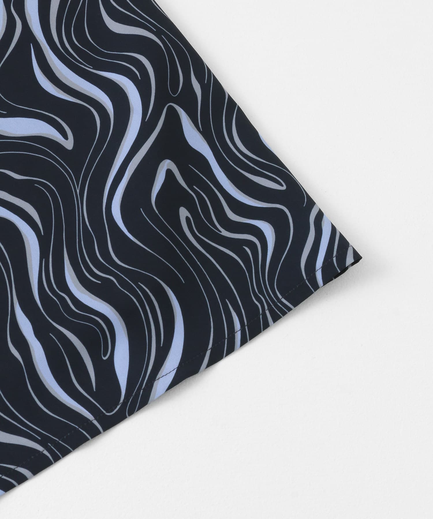 マーブルパターンナロースカート NVY×GRY S