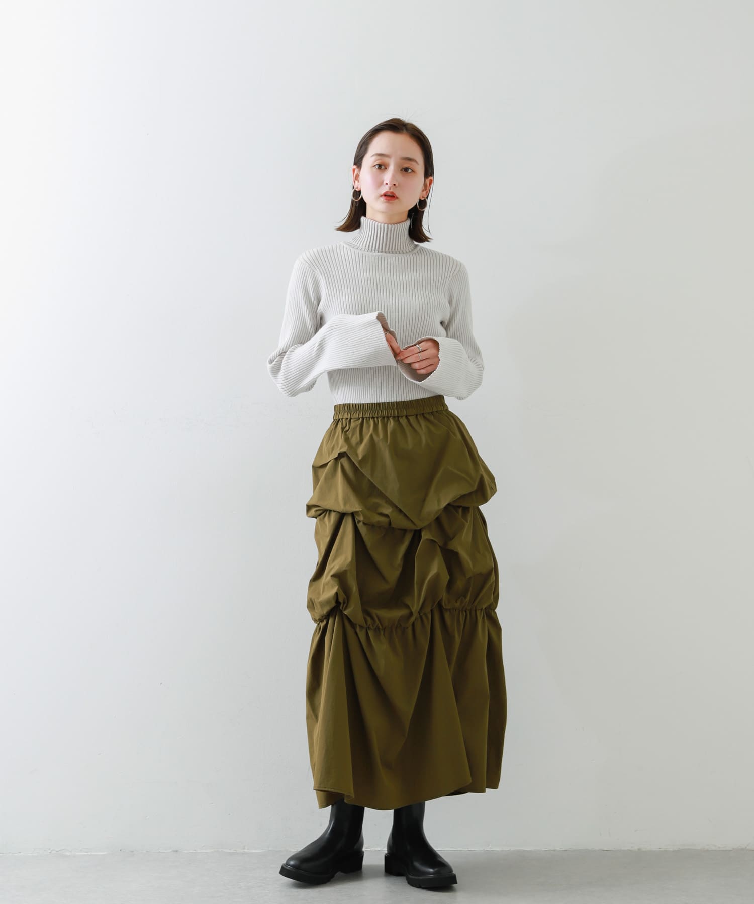 身長：169cm サイズ：one