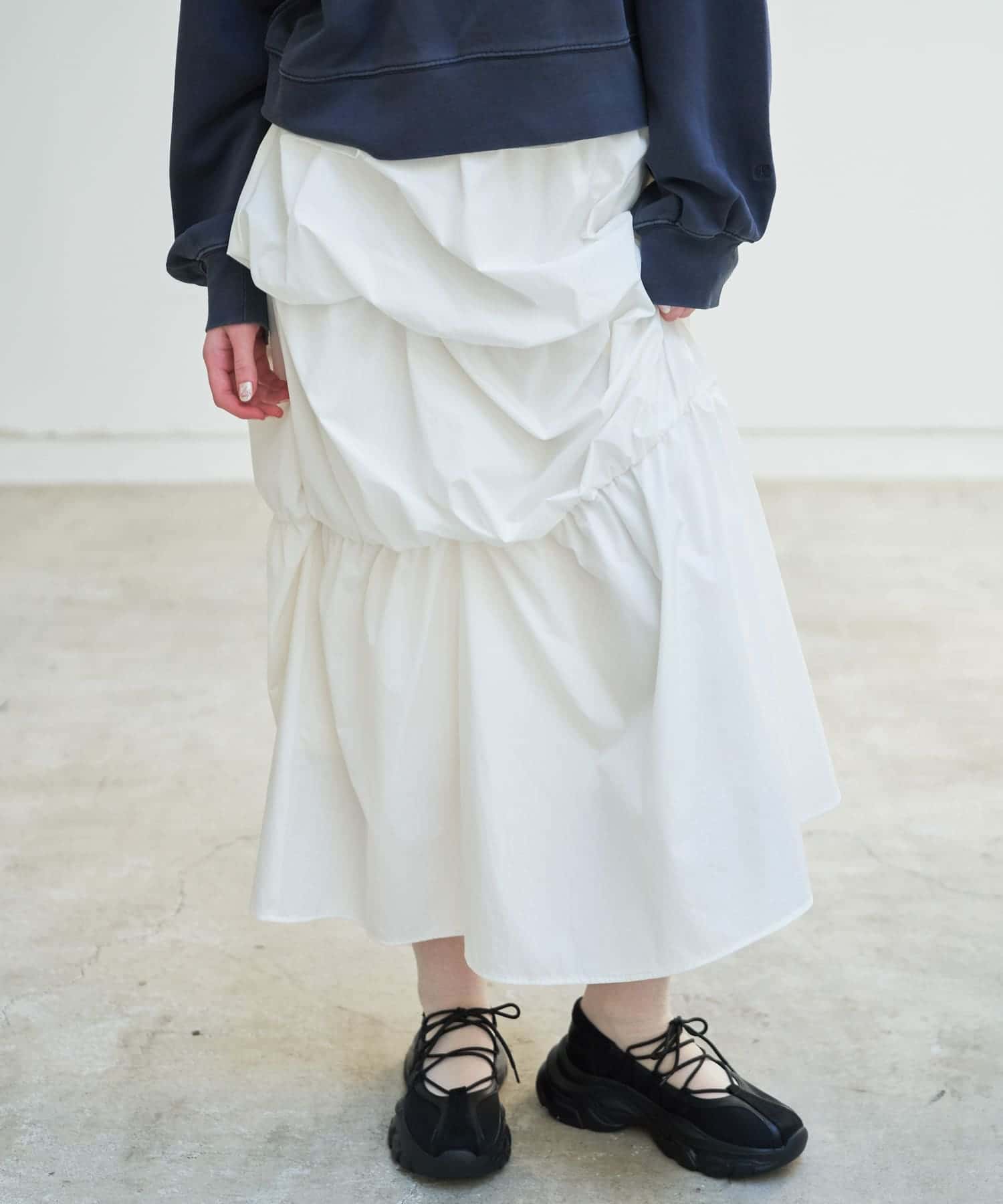 身長：172cm サイズ：one