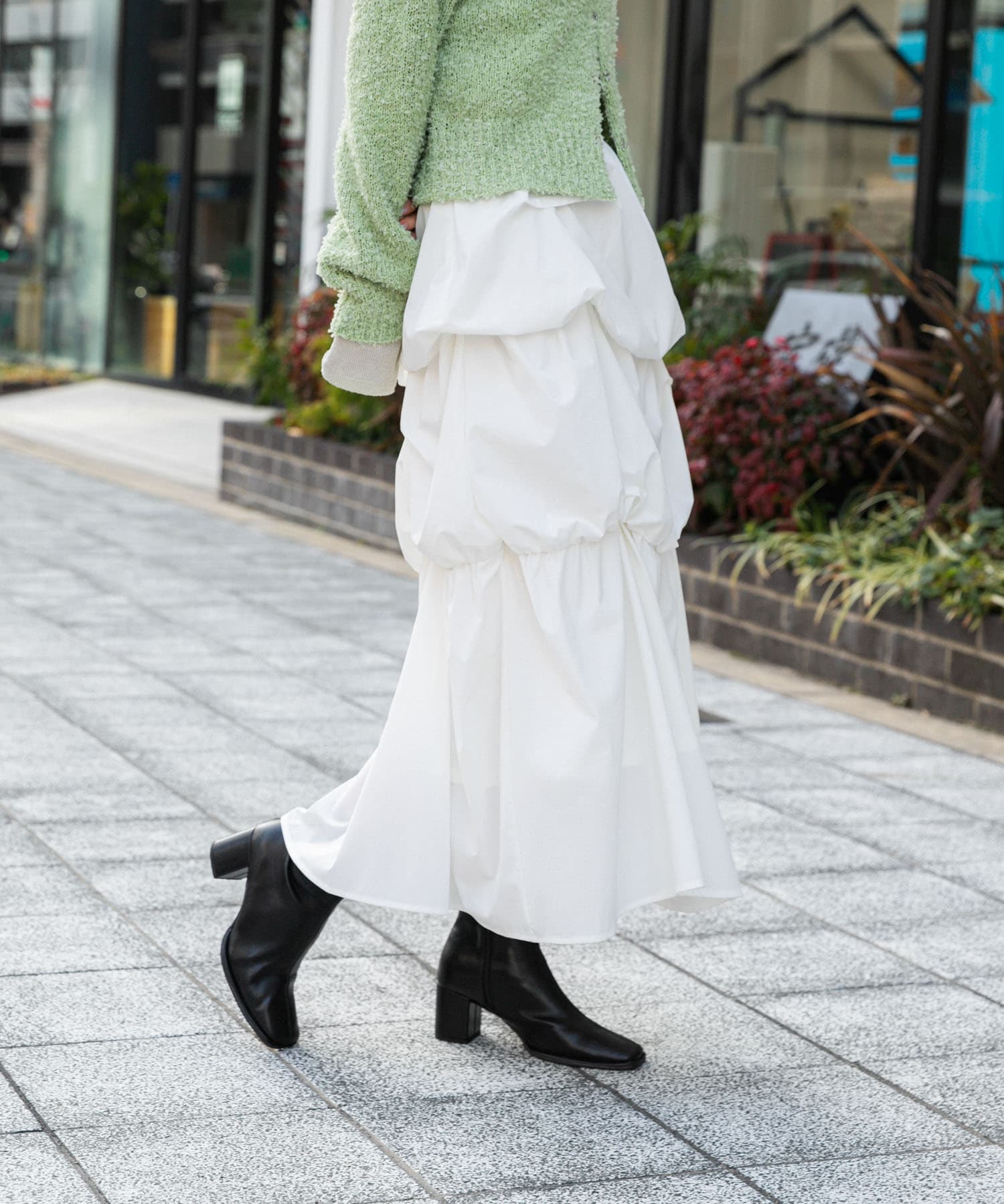 身長：169cm サイズ：one