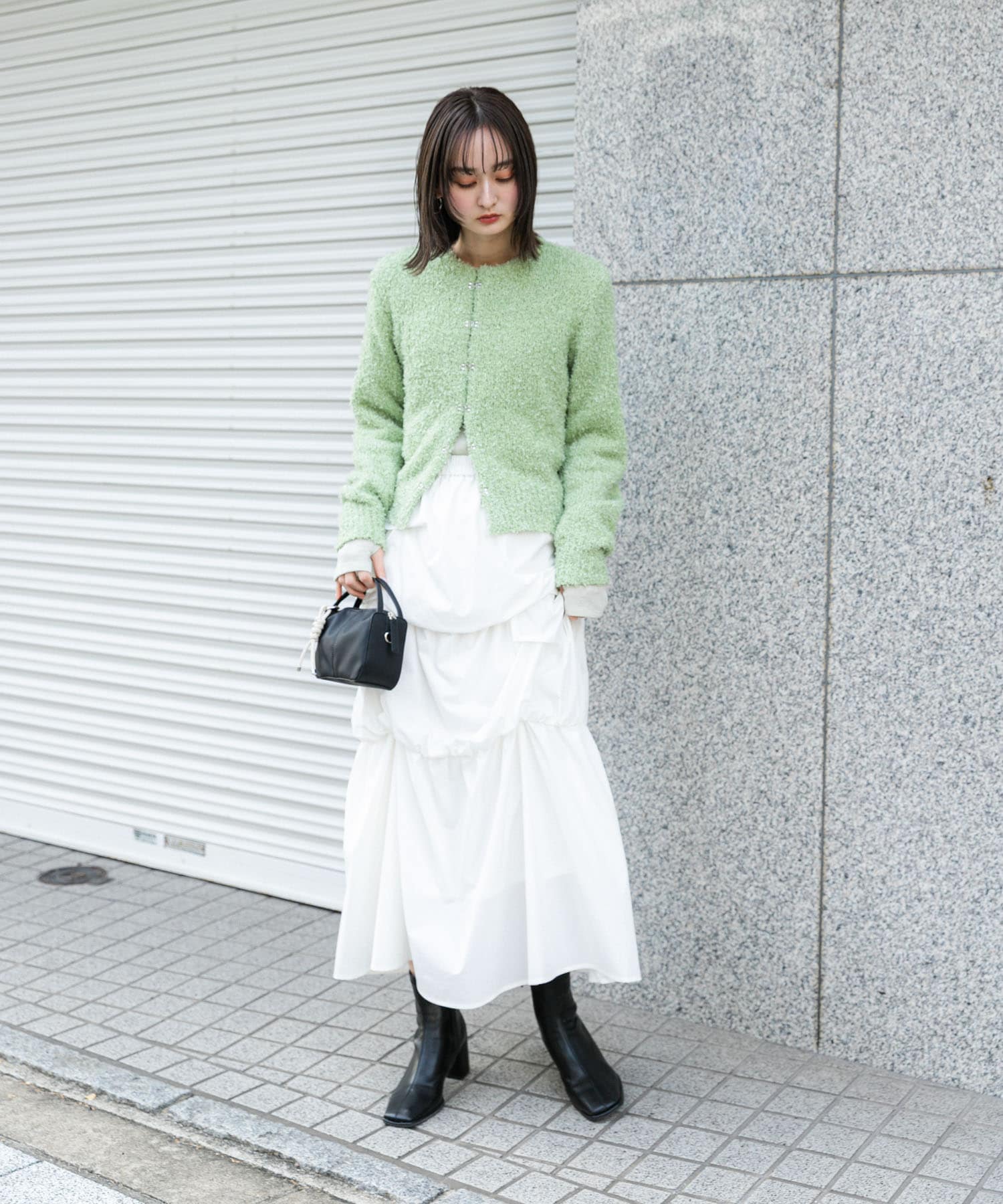 身長：169cm サイズ：one