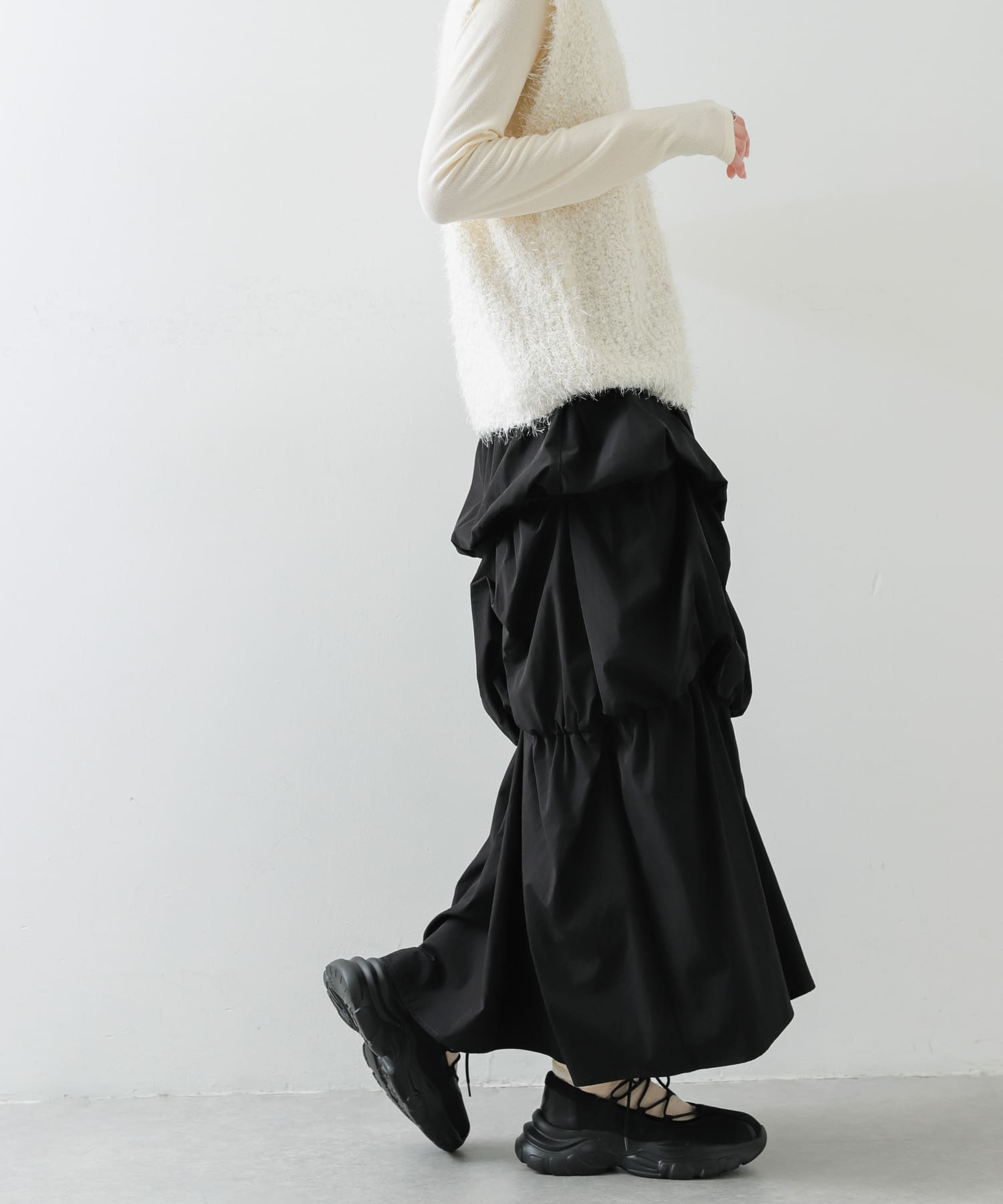 身長：169cm サイズ：one