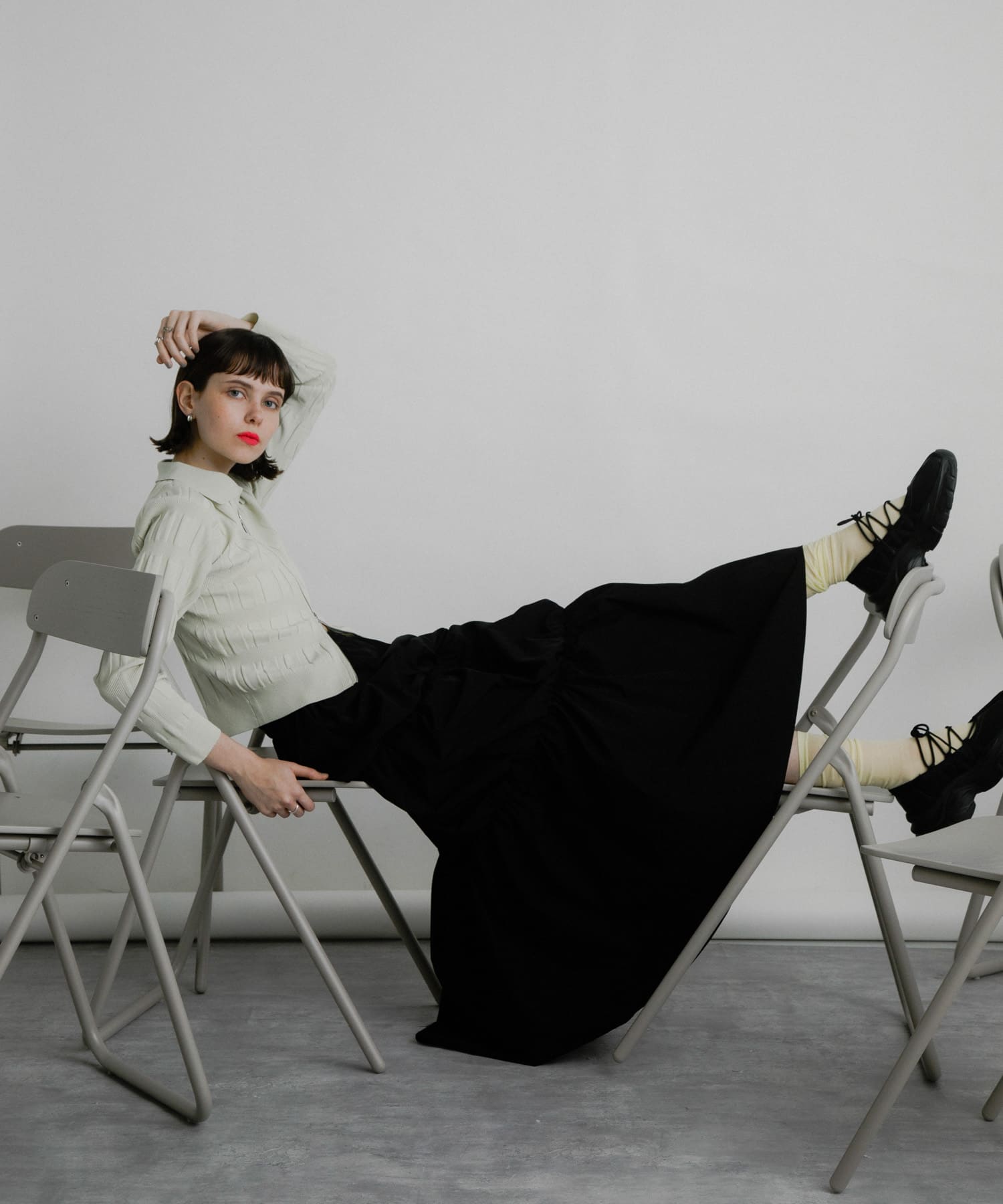 身長：174cm サイズ：one