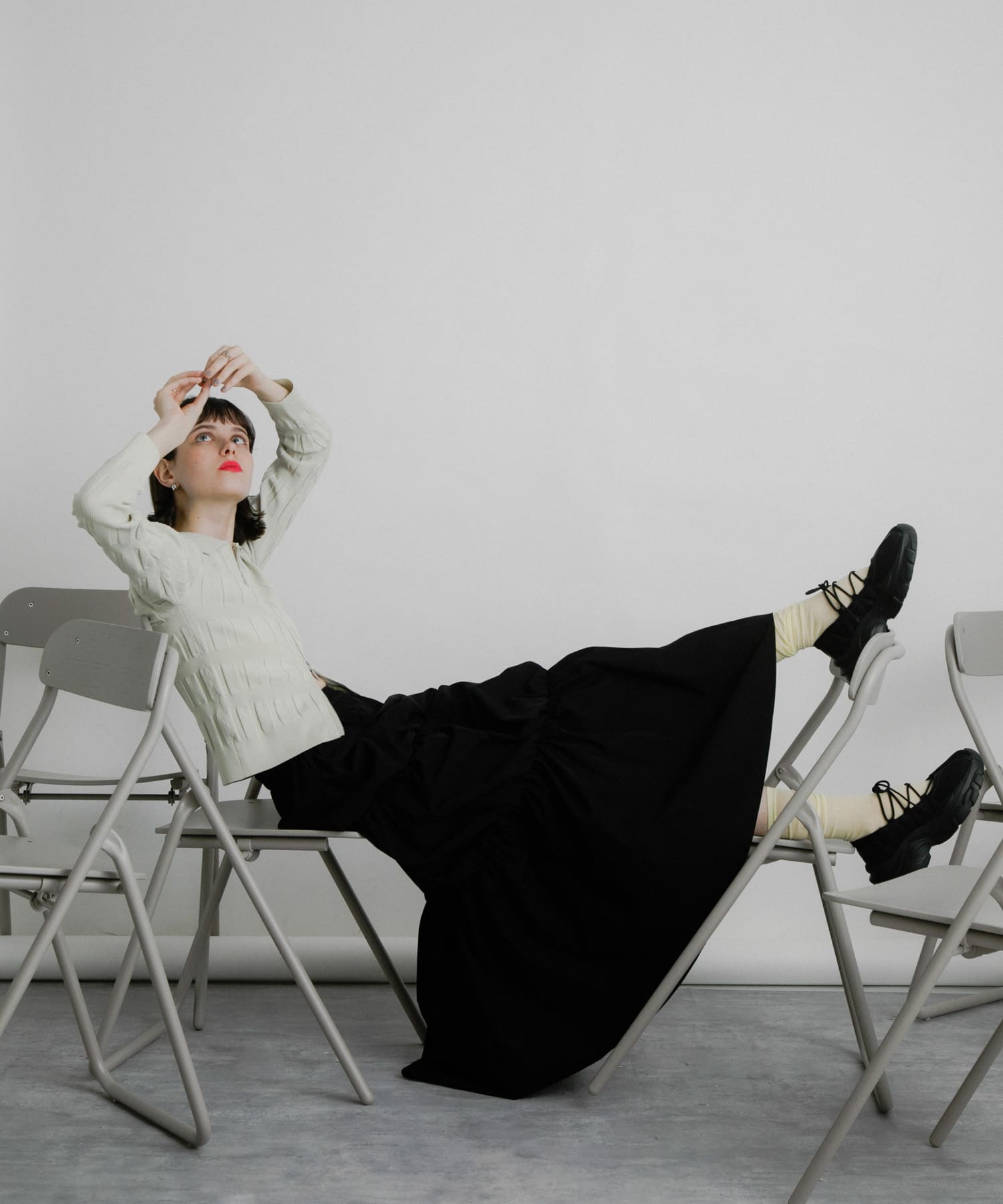 身長：174cm サイズ：one