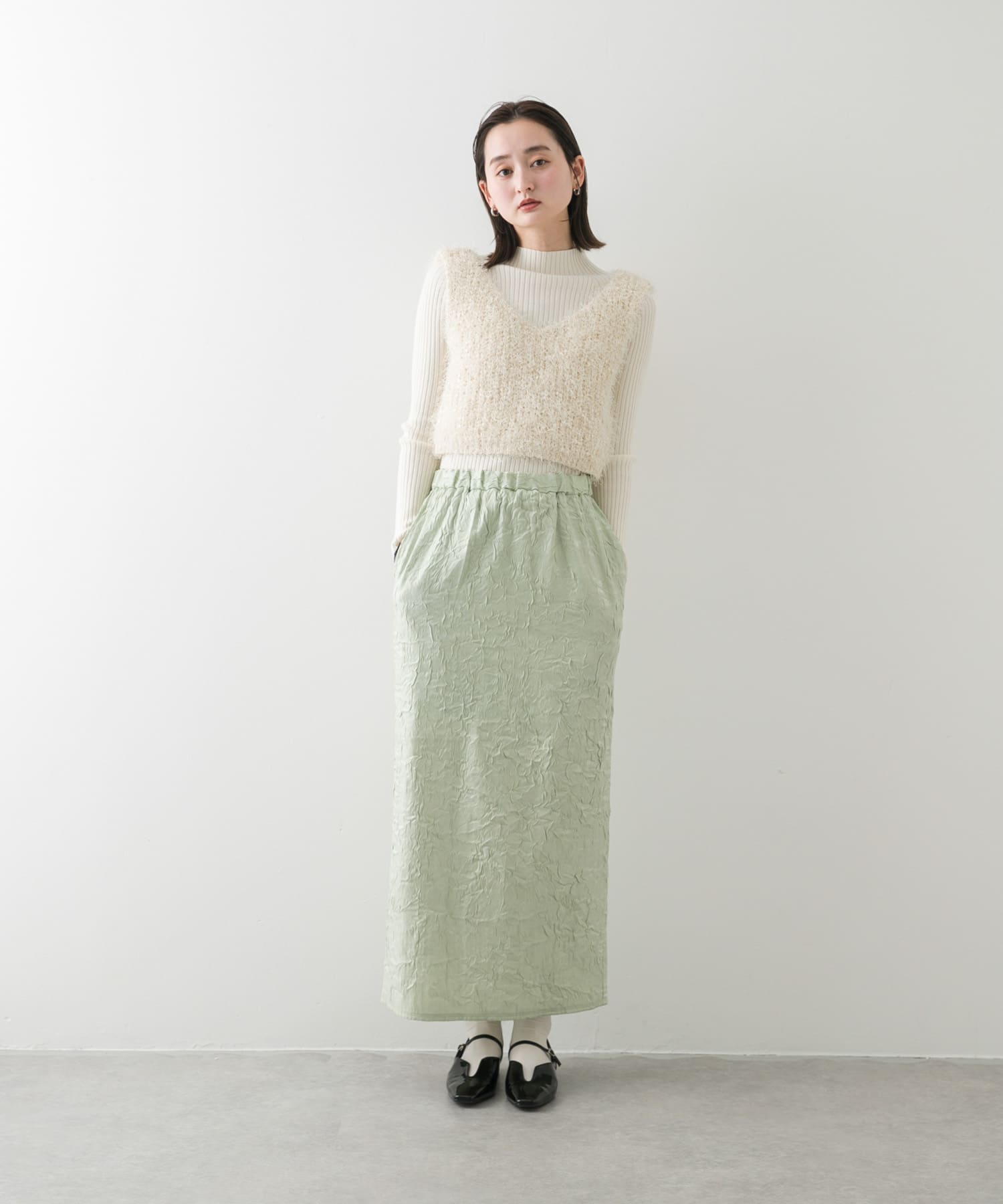 身長：169cm サイズ：one