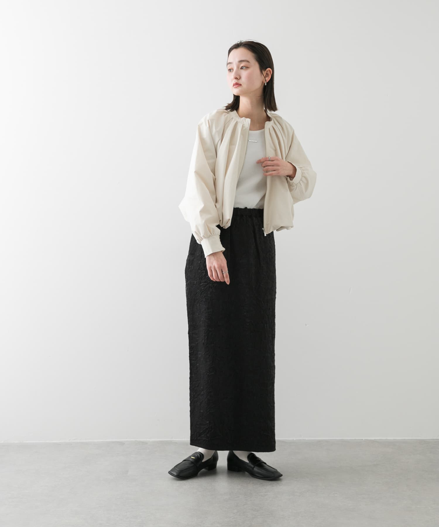 身長：169cm サイズ：one