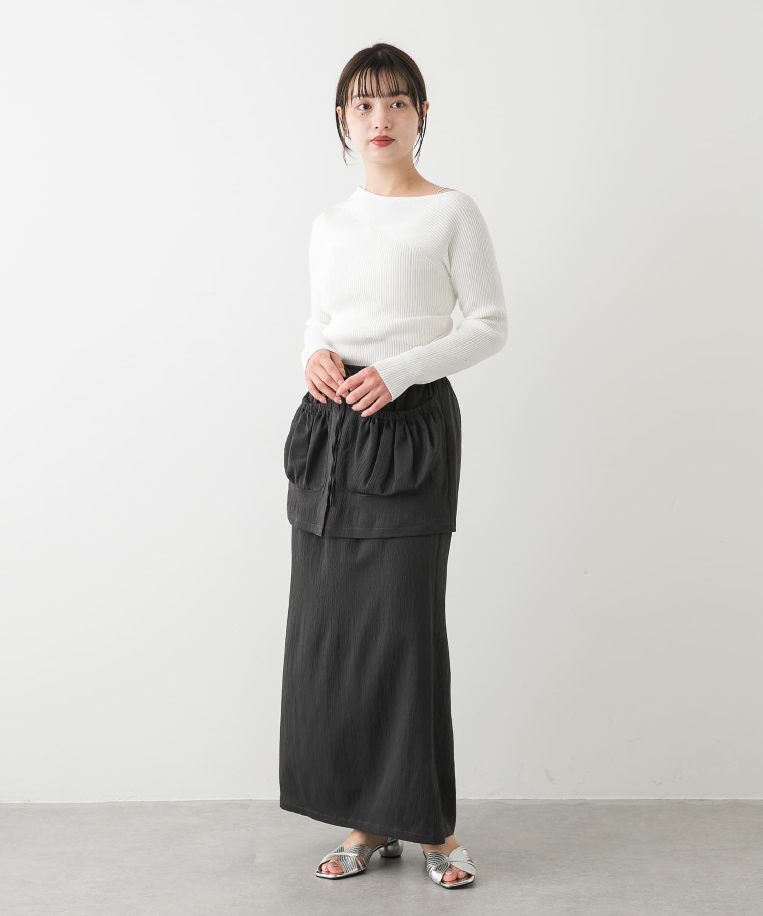 身長：158cm サイズ：one