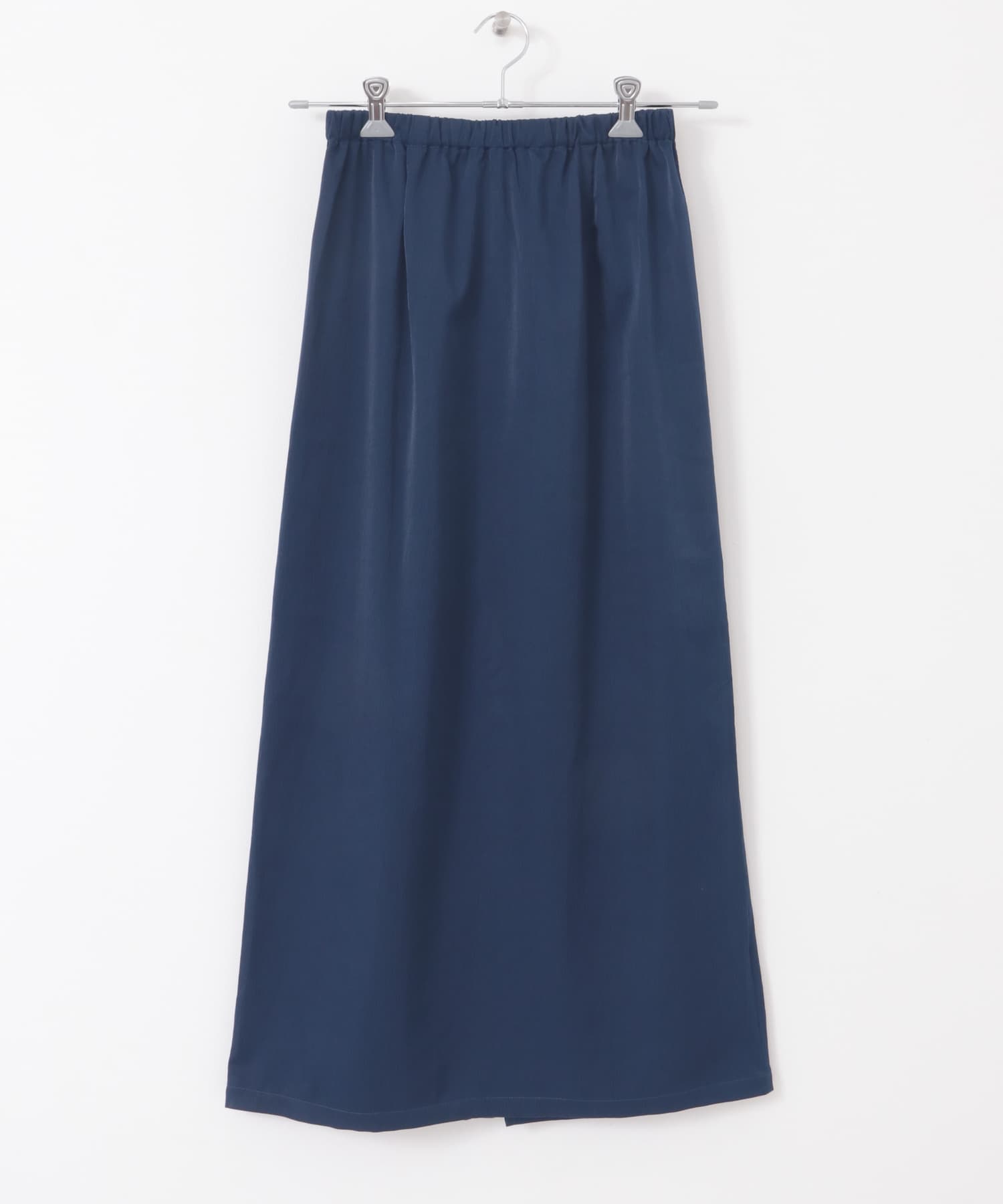 ギャザーポケットレイヤードスカート NAVY one
