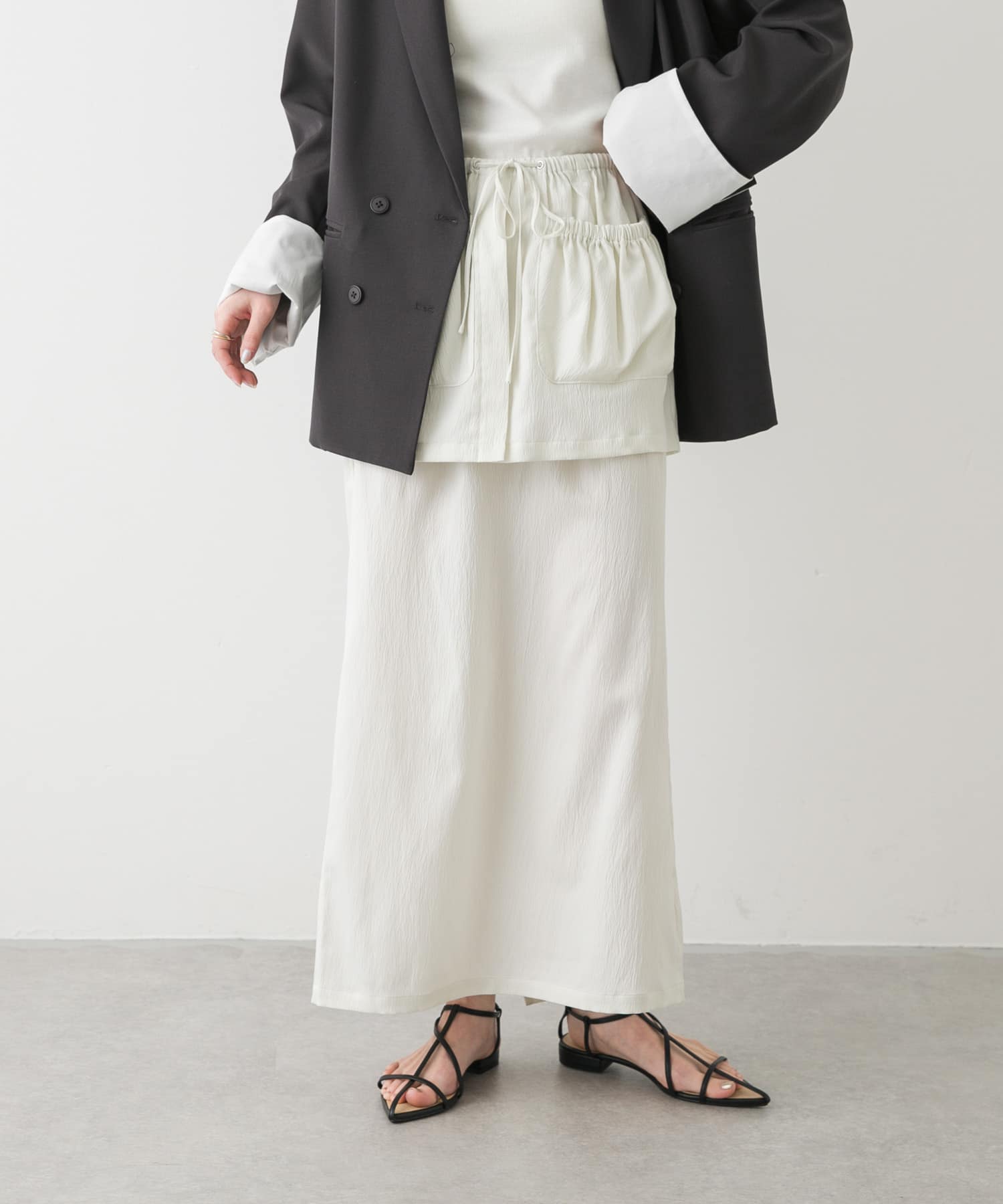 身長：169cm サイズ：one