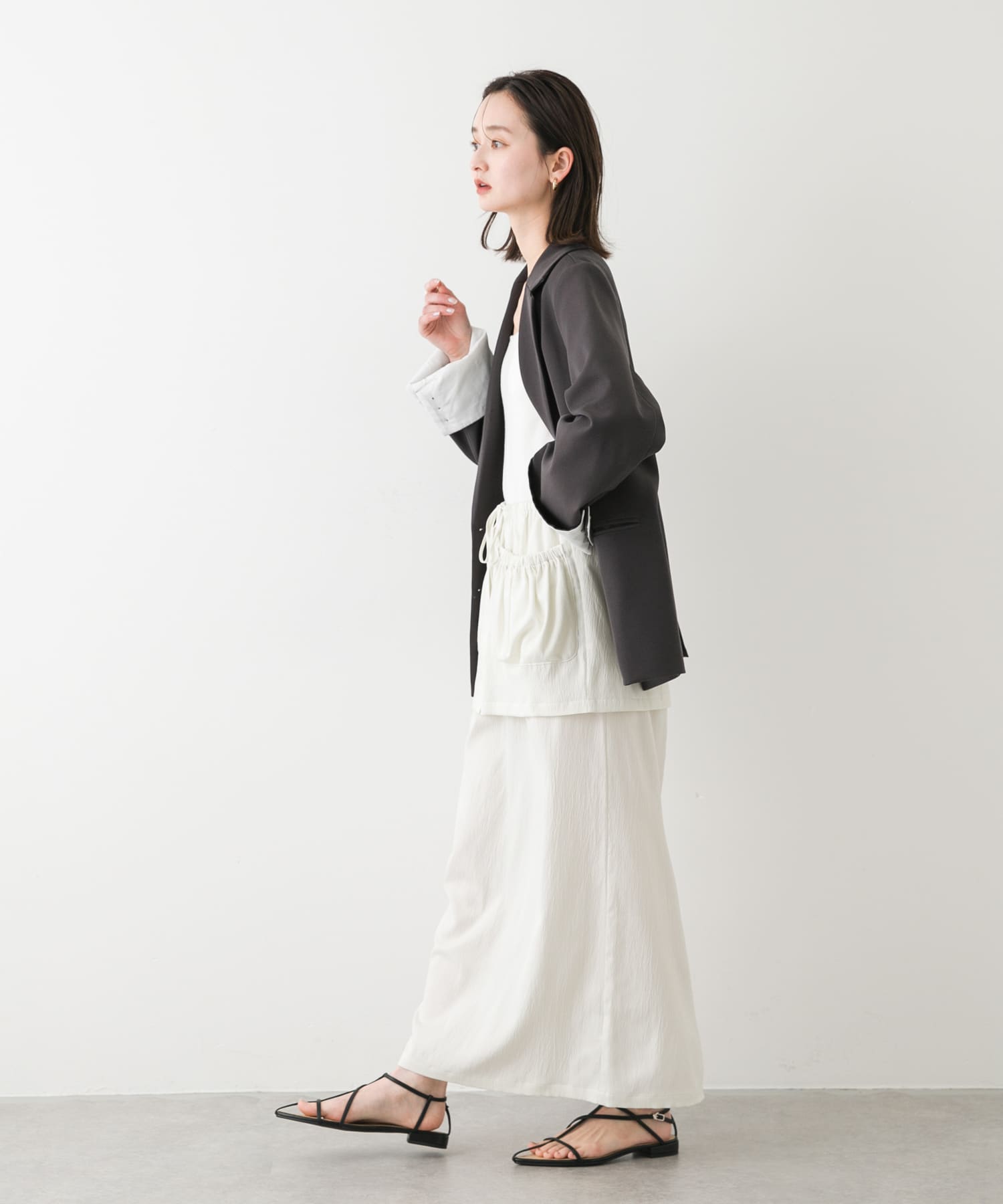 身長：169cm サイズ：one