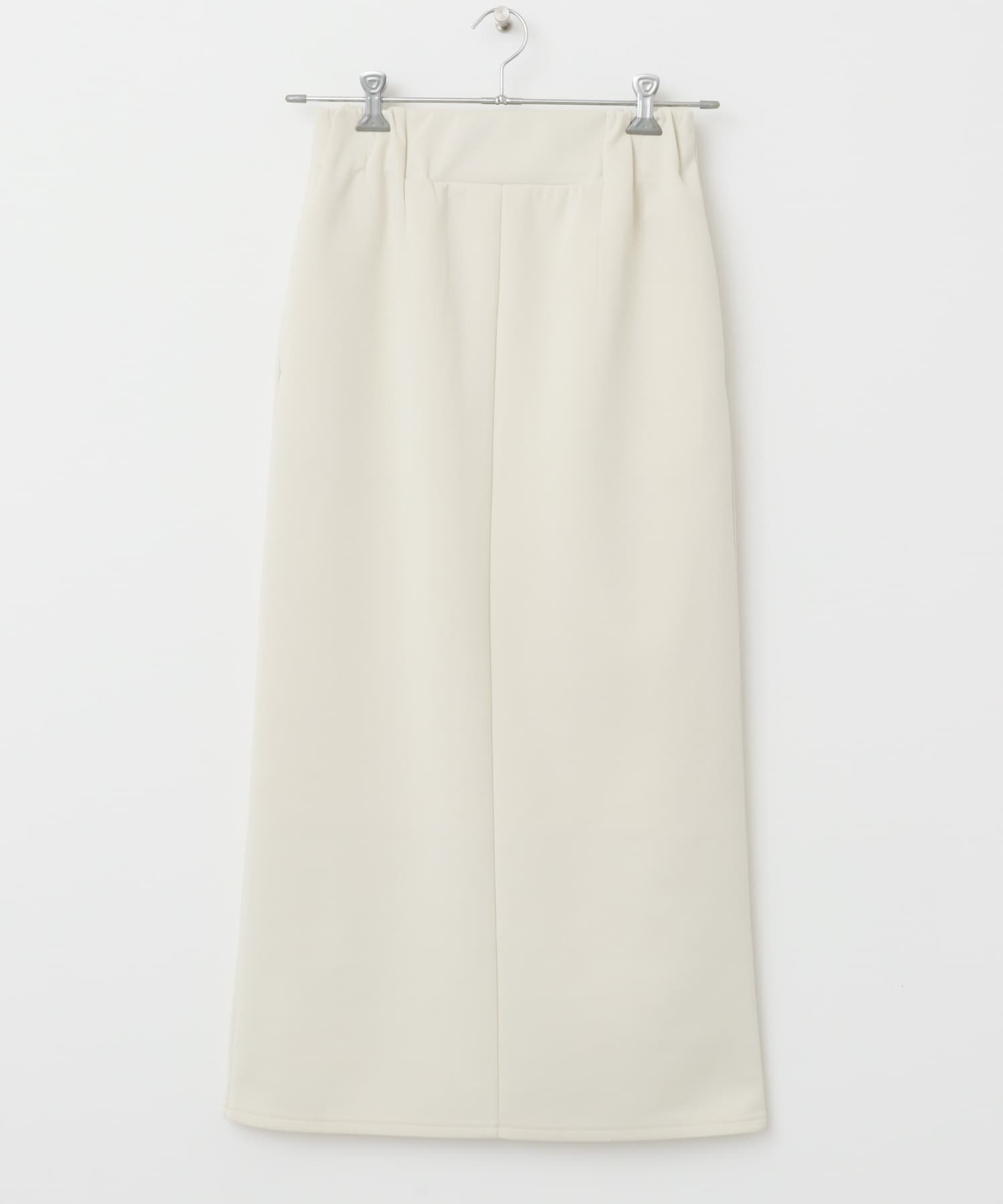 ダンボールカットストレートスカート IVORY one
