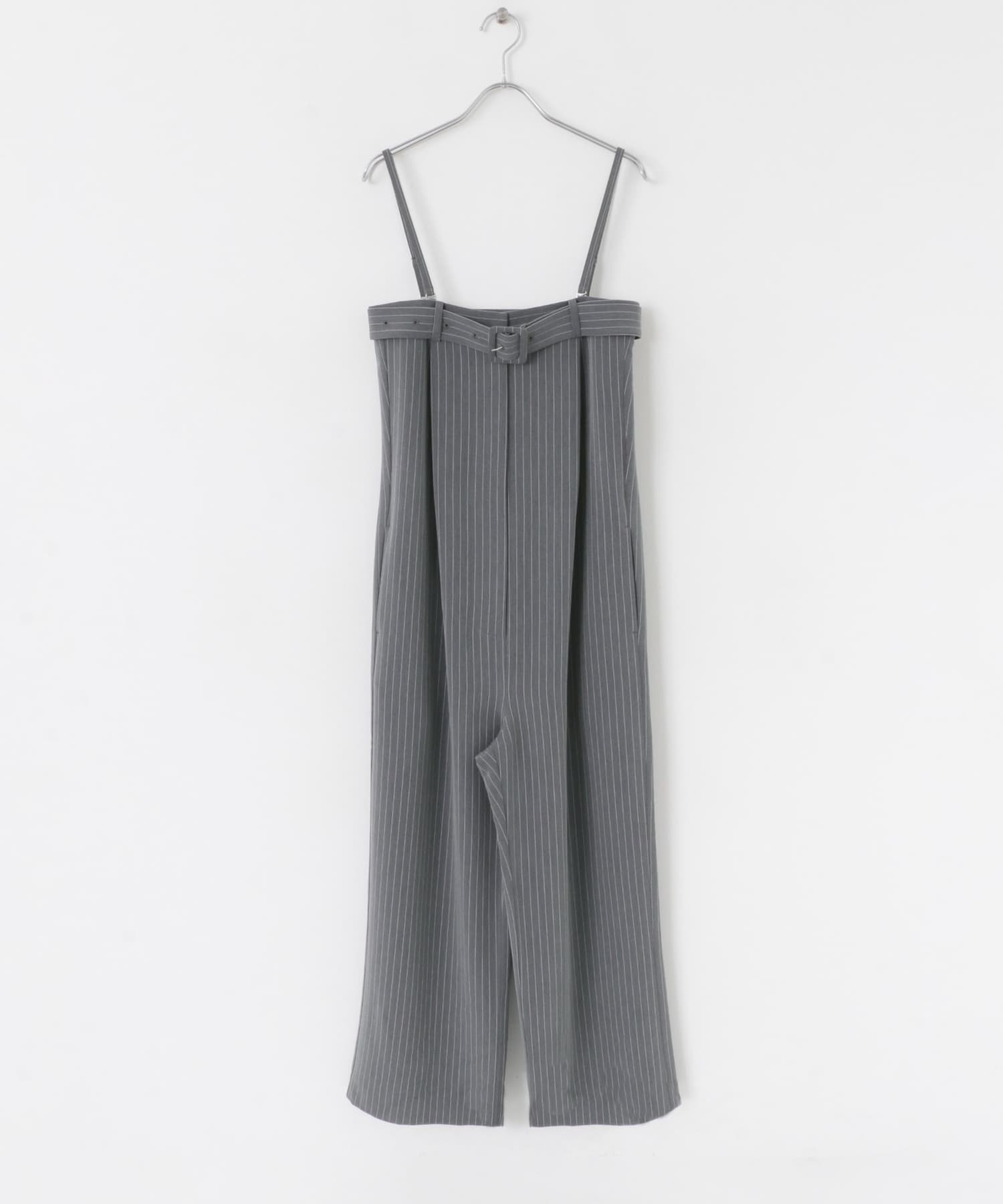 2WAYベルトツキベアパンツ GRYxWHT S