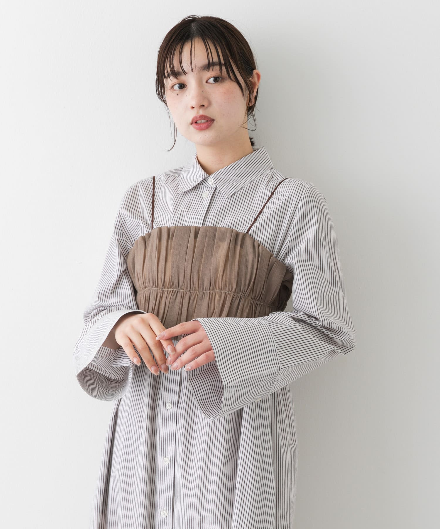 身長：158cm サイズ：one