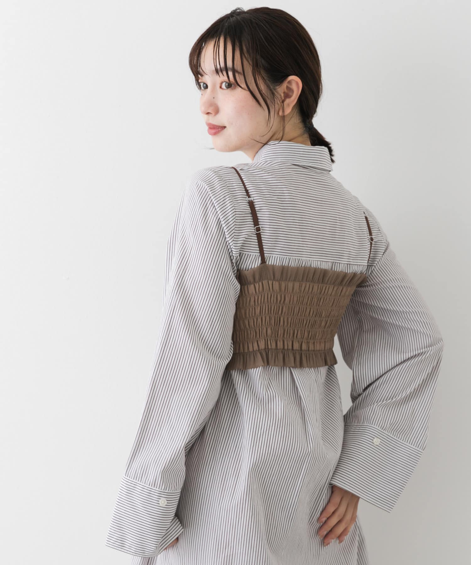 身長：158cm サイズ：one