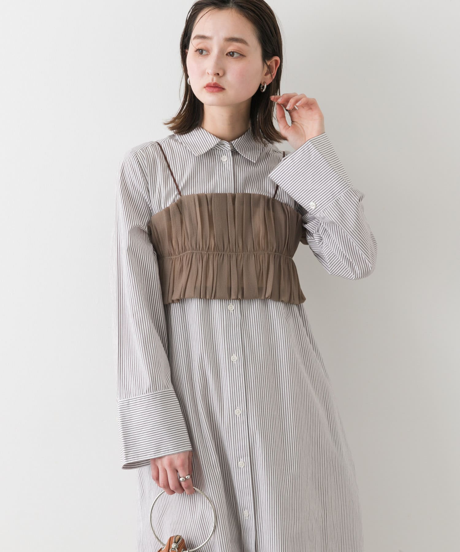 身長：169cm サイズ：one