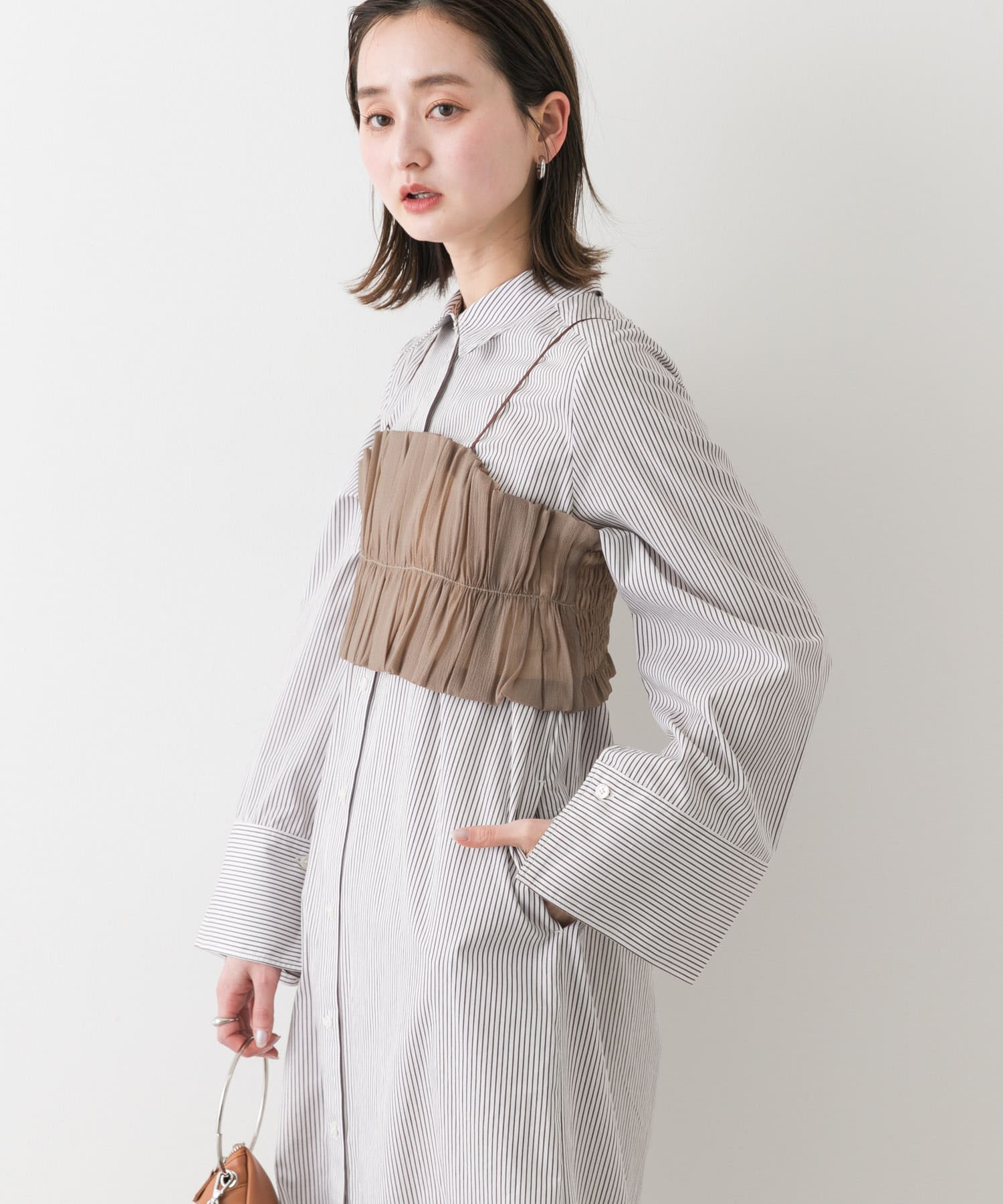 身長：169cm サイズ：one