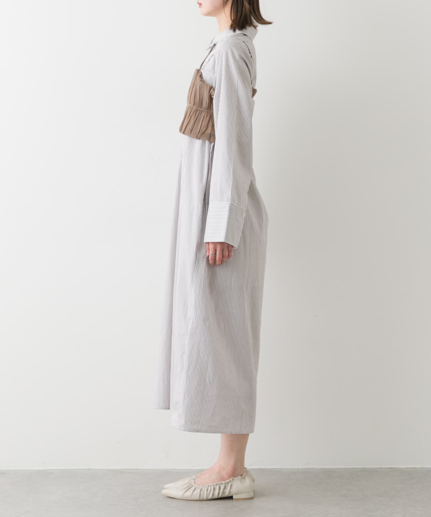 身長：169cm サイズ：one