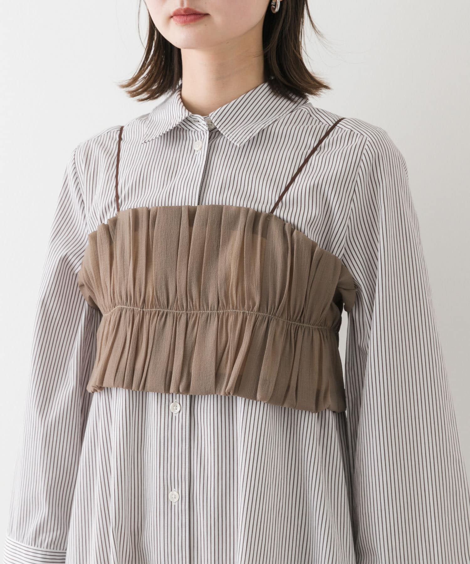 身長：169cm サイズ：one