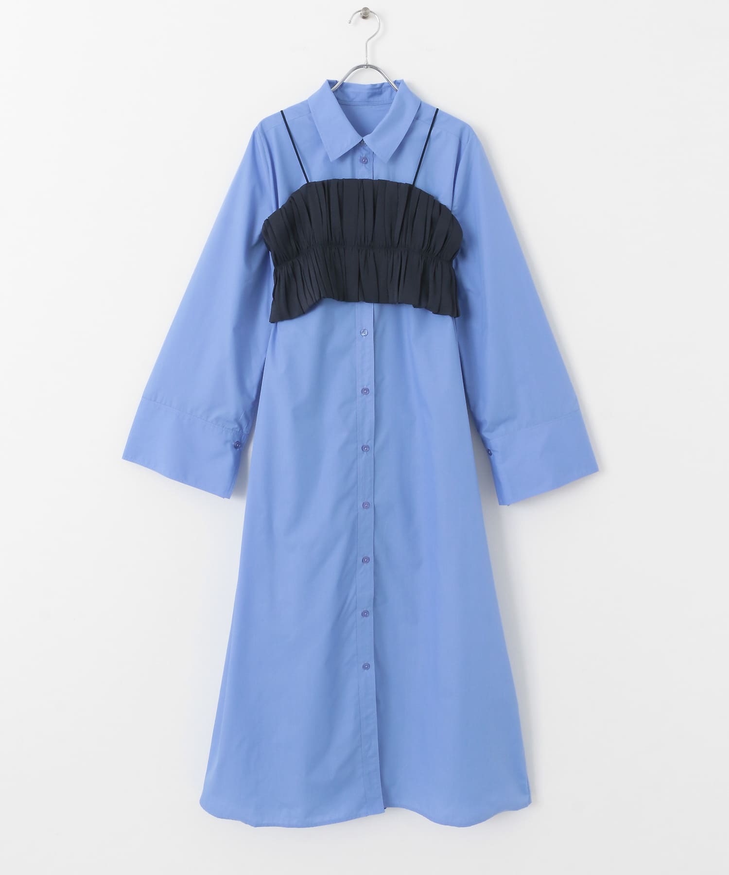 ビスチェセットワンピース BLUE COMPACT