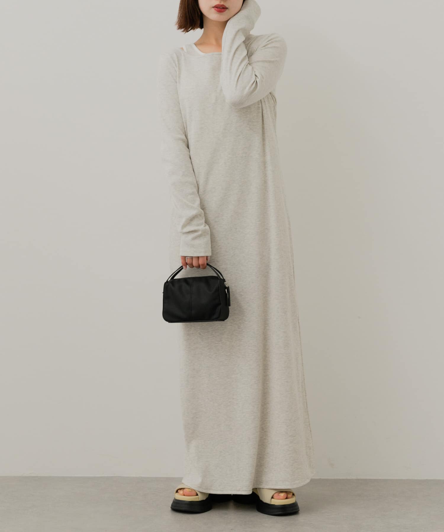 身長：158cm サイズ：one