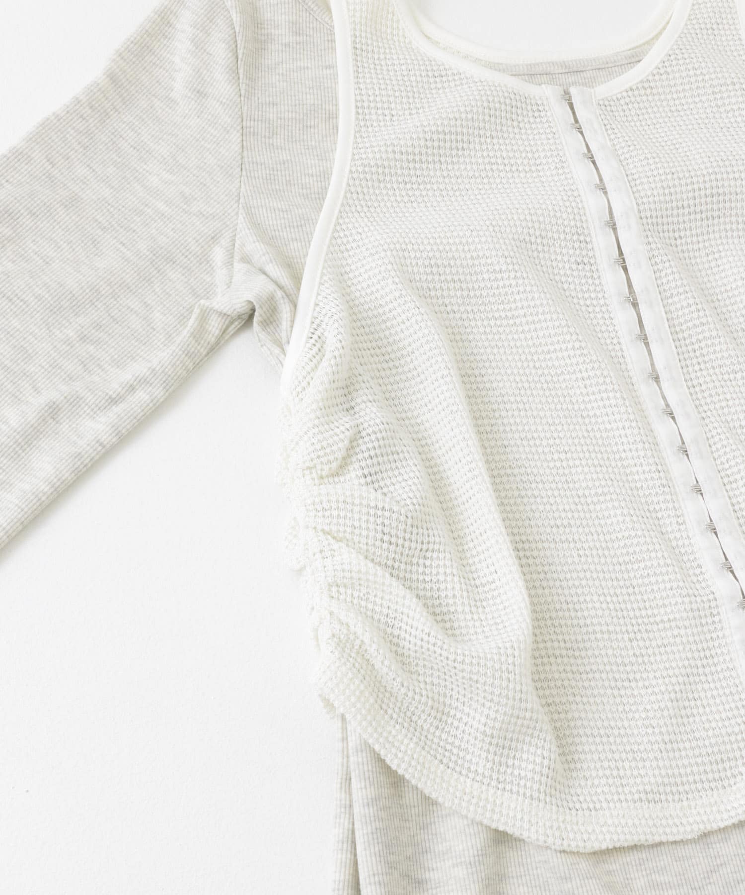 アメスリレイヤードワンピース OATMEAL COMPACT