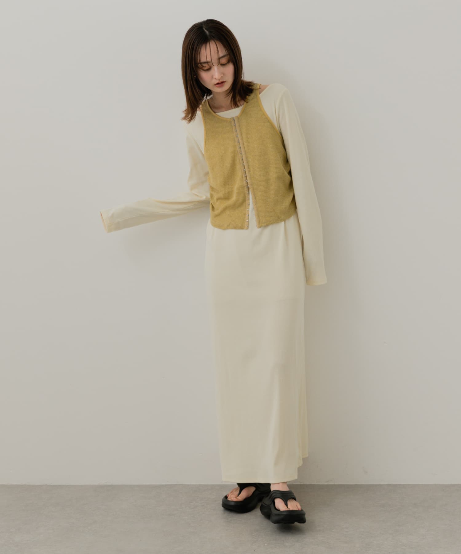 身長：169cm サイズ：one