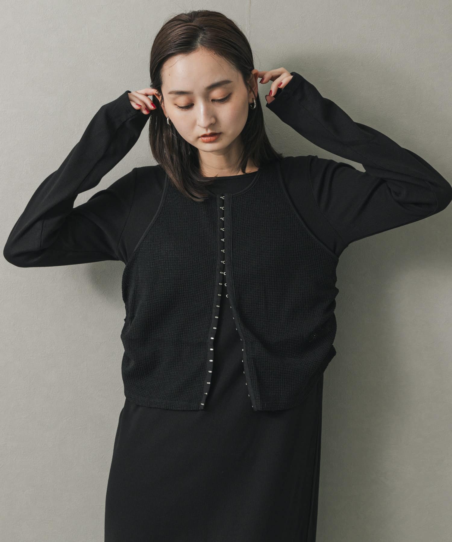 身長：169cm サイズ：one