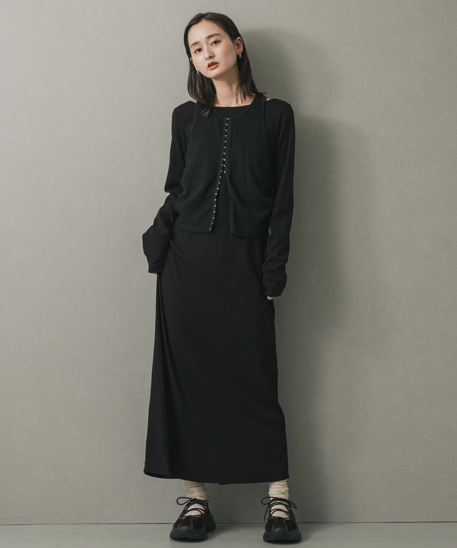 身長：169cm サイズ：one