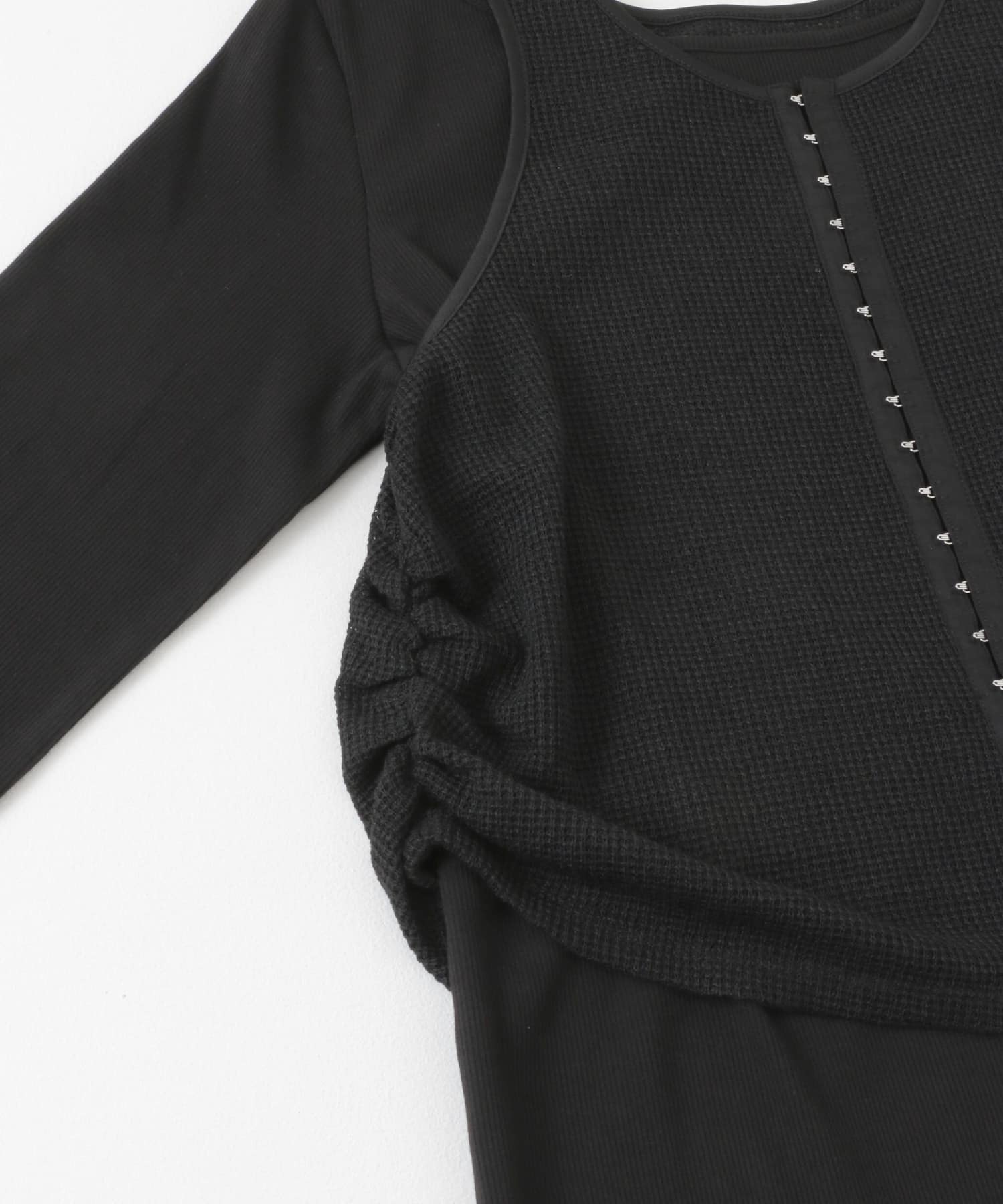 アメスリレイヤードワンピース BLACK COMPACT