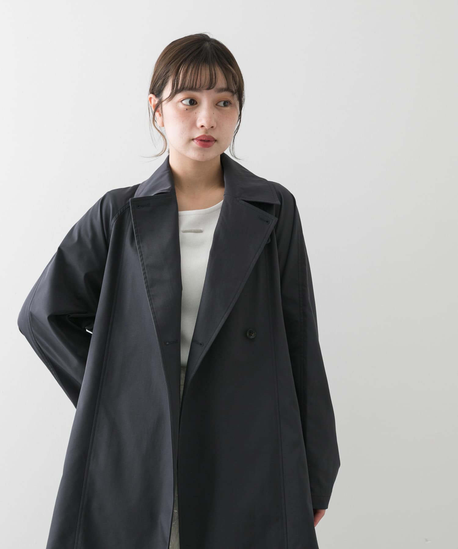 身長：158cm サイズ：one