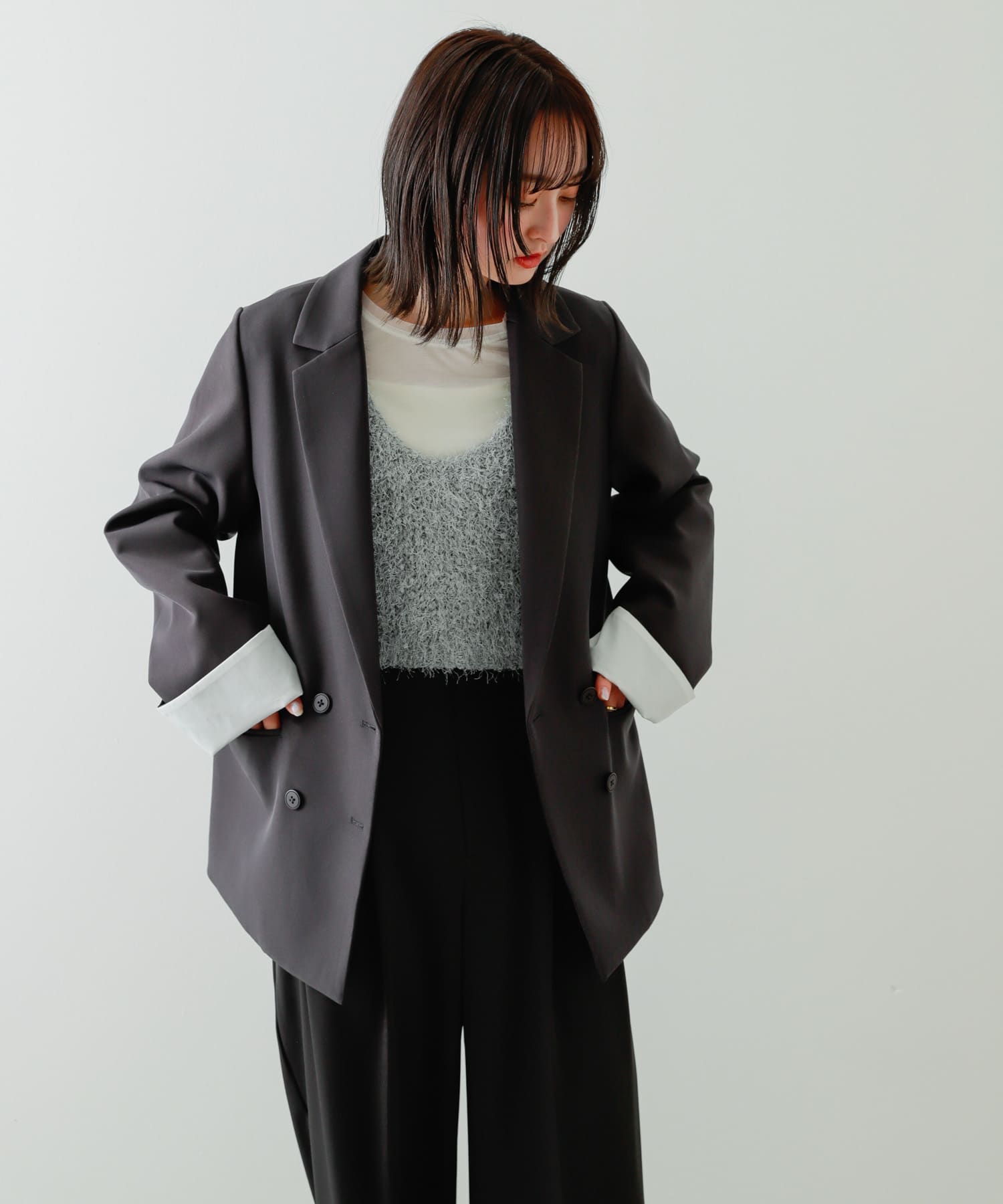 身長：169cm サイズ：one