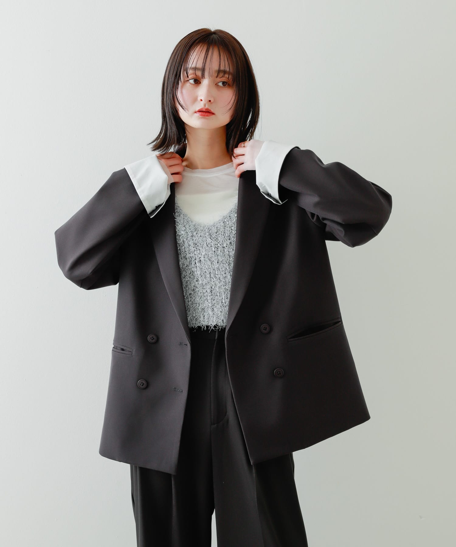身長：169cm サイズ：one