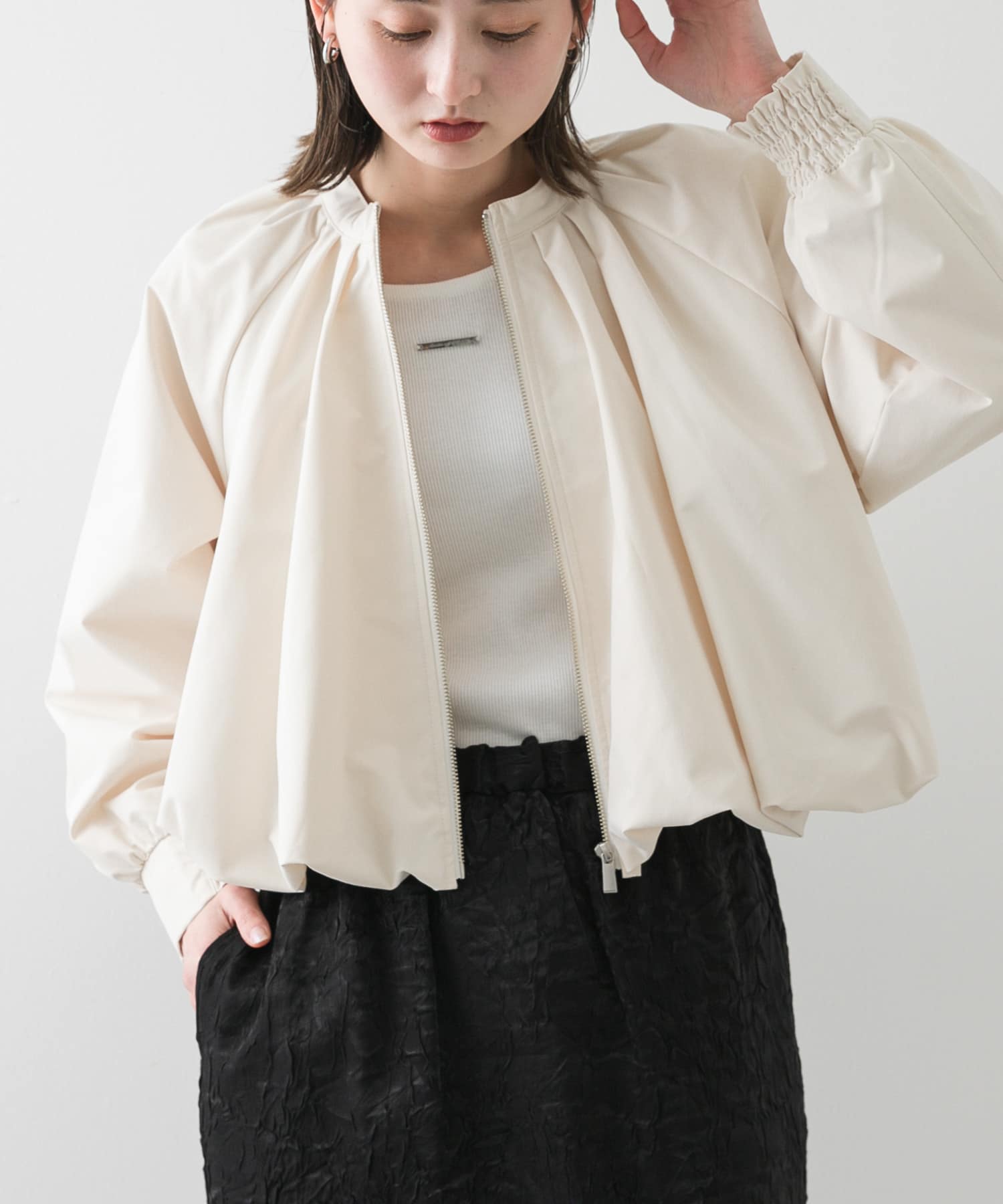 身長：169cm サイズ：one