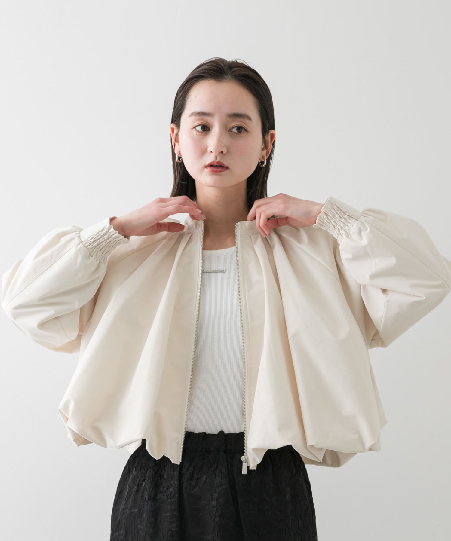 身長：169cm サイズ：one