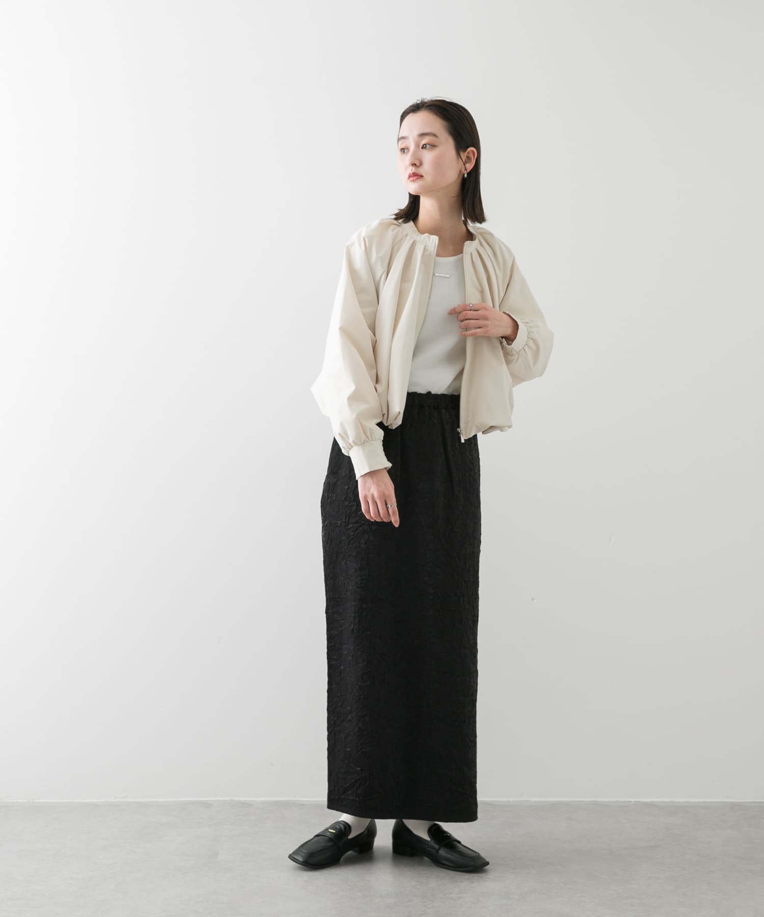 身長：169cm サイズ：one