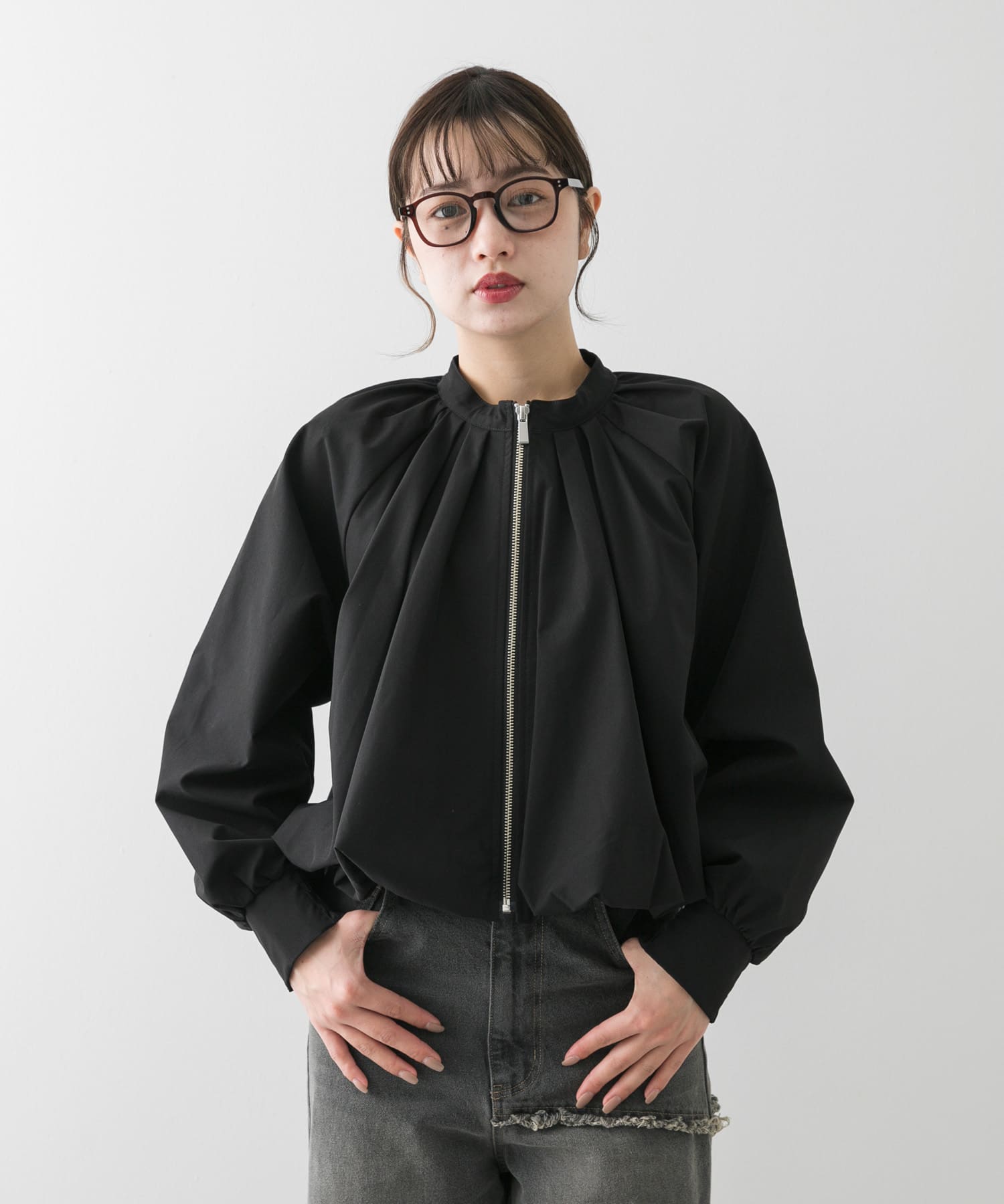 身長：158cm サイズ：one