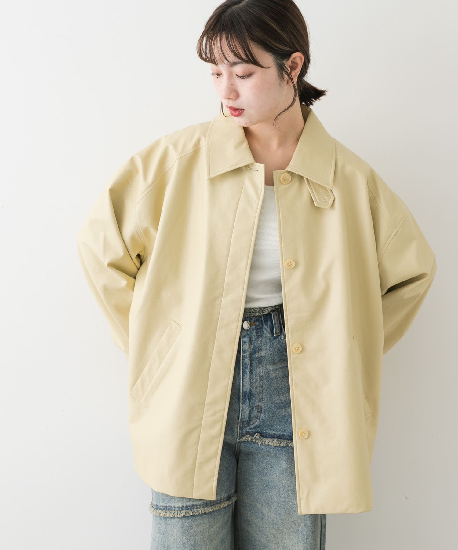 身長：158cm サイズ：one