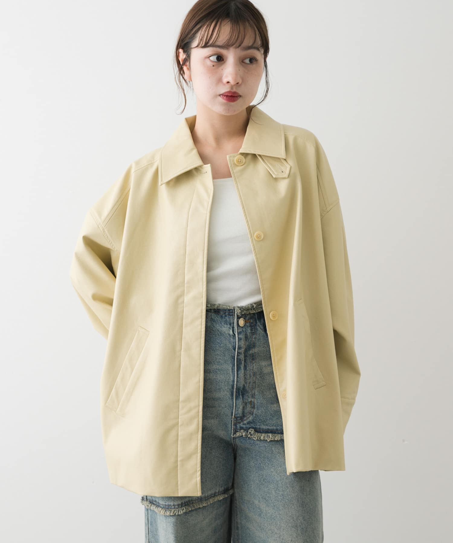 身長：158cm サイズ：one