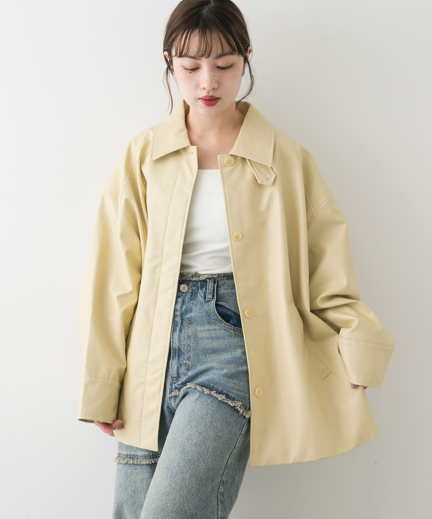 身長：158cm サイズ：one